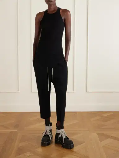 Rick Owens Astaires Cady Tapered Drawstring Pants | Thumbnail 2 Rick Owens Astaires Cady Tapered Drawstring Pants | Thumbnail 2