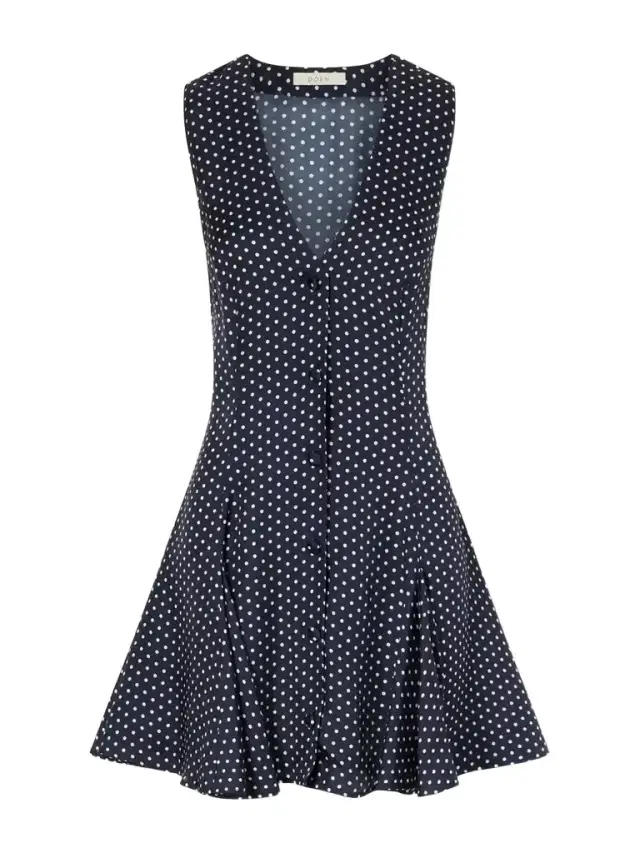 Aubrey Polka-dot Silk-blend Twill Mini Dress