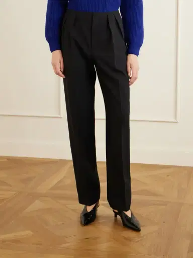 Jil Sander Pleated Wool Straight-leg Pants | Thumbnail 3 Jil Sander Pleated Wool Straight-leg Pants | Thumbnail 3