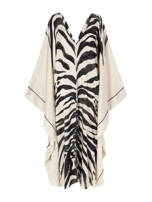 Zawadi Del Sol Printed Satin Maxi Dress