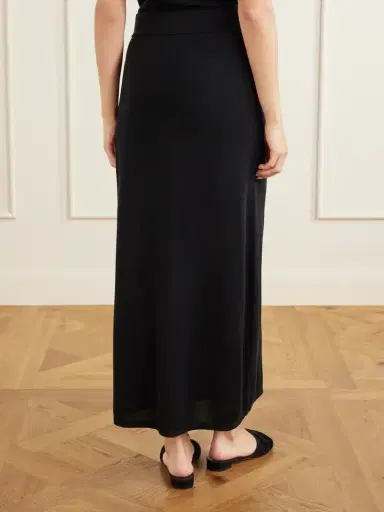 TOTEME Lyocell And Cashmere-blend Maxi Skirt | Thumbnail 4