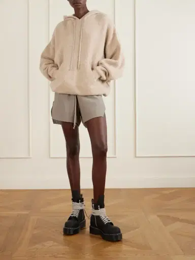 Rick Owens Hun Wool-blend Hoodie | Thumbnail 2 Rick Owens Hun Wool-blend Hoodie | Thumbnail 2