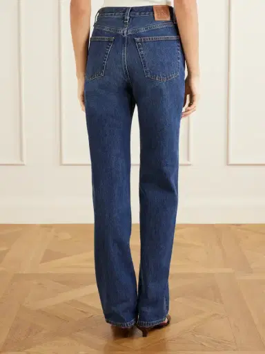 TOTEME Logo-appliquéd Mid-rise Straight-leg Jeans | Thumbnail 4 TOTEME Logo-appliquéd Mid-rise Straight-leg Jeans | Thumbnail 4
