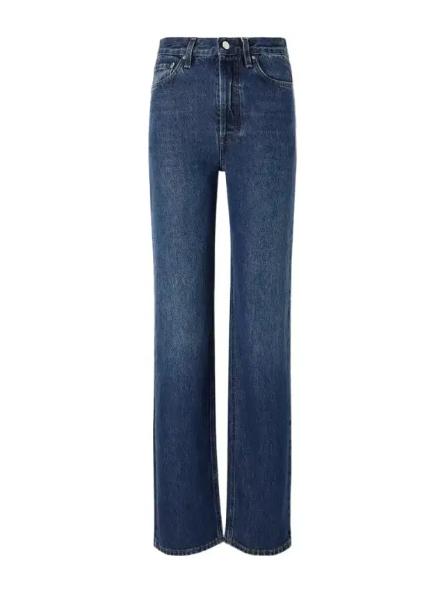 TOTEME Logo-appliquéd Mid-rise Straight-leg Jeans
