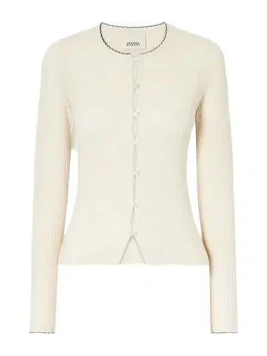Isabel Marant Siofra Silk And Cotton-blend Cardigan | Thumbnail 1 Isabel Marant Siofra Silk And Cotton-blend Cardigan | Thumbnail 1