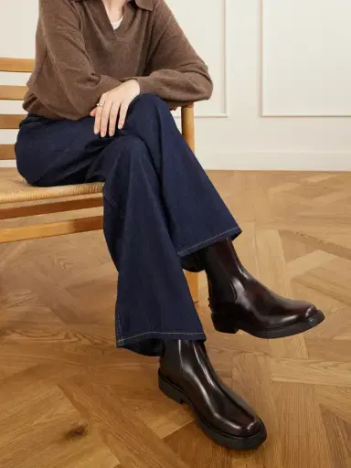 Tod's Studded Glossed-leather Chelsea Boots | Thumbnail 2 Tod's Studded Glossed-leather Chelsea Boots | Thumbnail 2