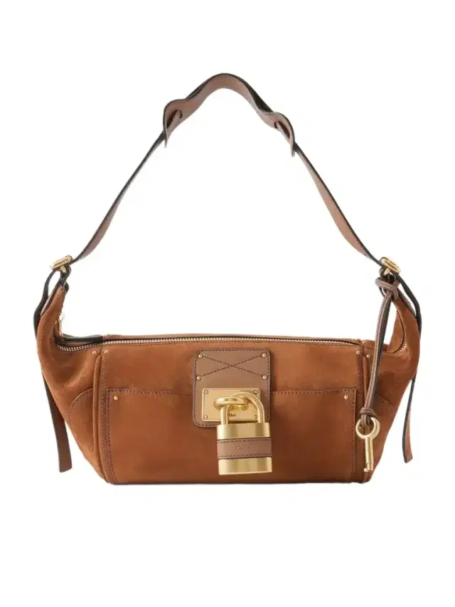 Chloé Paddington Embellished Leather-trimmed Suede Shoulder Bag