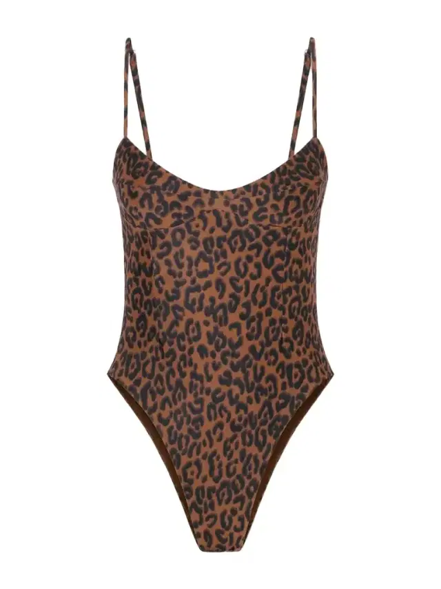 Monica Leopard-print Swimsuit