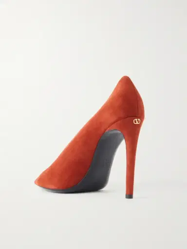 Valentino Garavani Révélé 105 Open-toe Suede Pumps | Thumbnail 3 Valentino Garavani Révélé 105 Open-toe Suede Pumps | Thumbnail 3