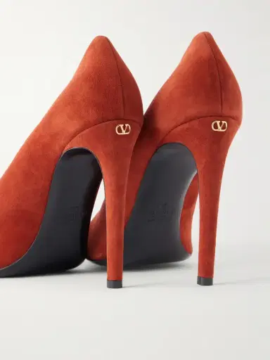 Valentino Garavani Révélé 105 Open-toe Suede Pumps | Thumbnail 5 Valentino Garavani Révélé 105 Open-toe Suede Pumps | Thumbnail 5