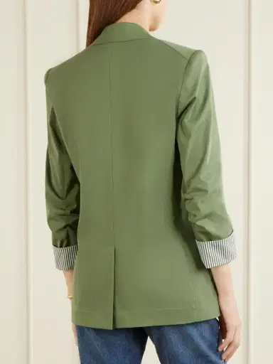 Veronica Beard Mcallin Dickey Cotton-blend Poplin Blazer | Thumbnail 4 Veronica Beard Mcallin Dickey Cotton-blend Poplin Blazer | Thumbnail 4