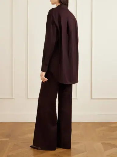 Victoria Beckham Remi Wool Shirt | Thumbnail 3