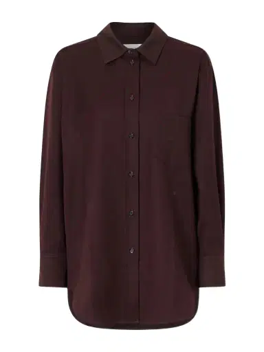 Victoria Beckham Remi Wool Shirt | Thumbnail 1