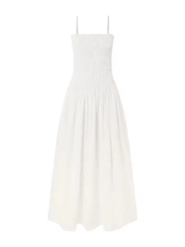 Matteau Shirred Organic Cotton Midi Dress