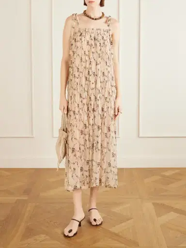 ALIX OF BOHEMIA Emrys Shadow Floral-print Gathered Midi Dress | Thumbnail 2 ALIX OF BOHEMIA Emrys Shadow Floral-print Gathered Midi Dress | Thumbnail 2