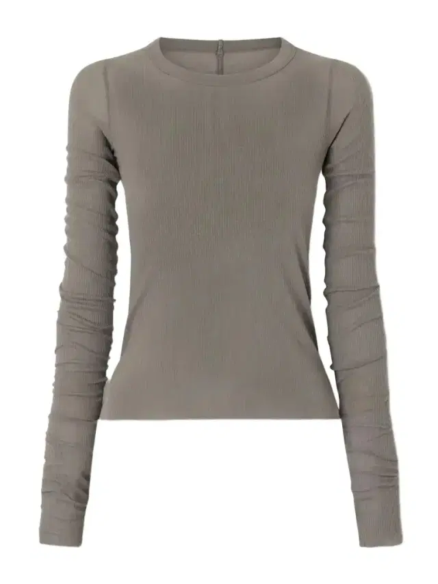 Frayed Ribbed Jersey T-shirt