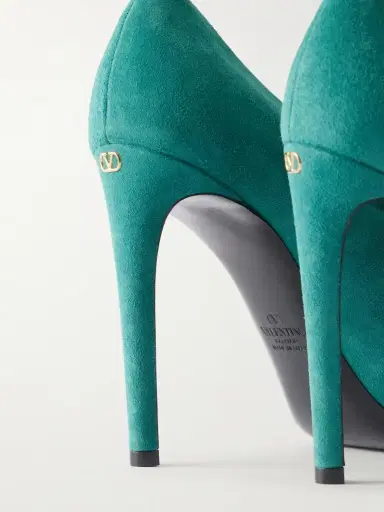 Valentino Garavani Révélé 105 Open-toe Suede Pumps | Thumbnail 5 Valentino Garavani Révélé 105 Open-toe Suede Pumps | Thumbnail 5