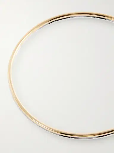 Jennifer Fisher Thread Gold And Silver-tone Bangle | Thumbnail 4