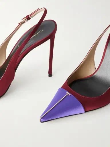 Tom Ford 105 Crystal-embellished Satin Slingback Pumps | Thumbnail 5 Tom Ford 105 Crystal-embellished Satin Slingback Pumps | Thumbnail 5