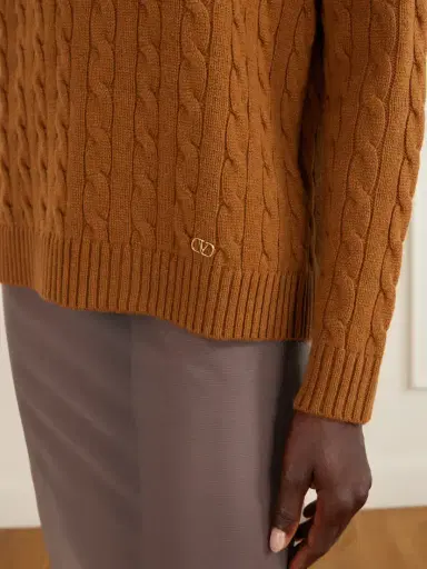 Valentino Garavani Cable-knit Cashmere Sweater | Thumbnail 5