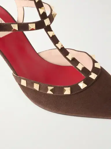 Valentino Garavani Rockstud 65 Suede Pumps | Thumbnail 5 Valentino Garavani Rockstud 65 Suede Pumps | Thumbnail 5
