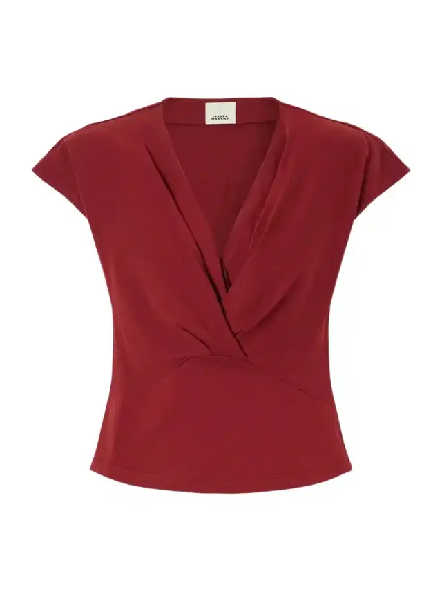 Nadrine Draped Cotton-jersey T-shirt