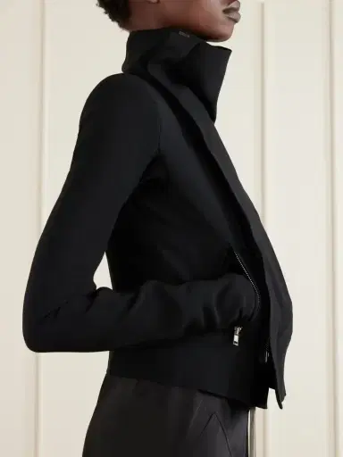 Rick Owens Classic Cady Biker Jacket | Thumbnail 4