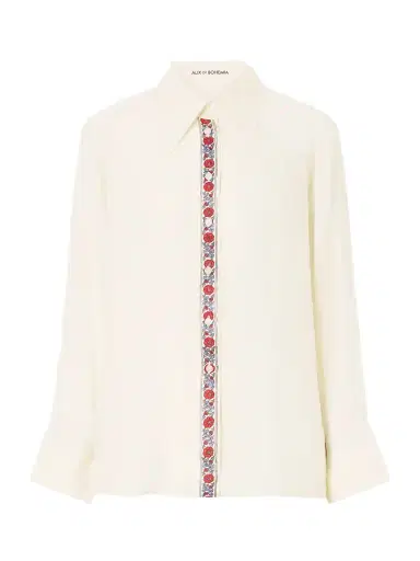 ALIX OF BOHEMIA Dana Floral-print Silk-satin Shirt | Thumbnail 1 ALIX OF BOHEMIA Dana Floral-print Silk-satin Shirt | Thumbnail 1