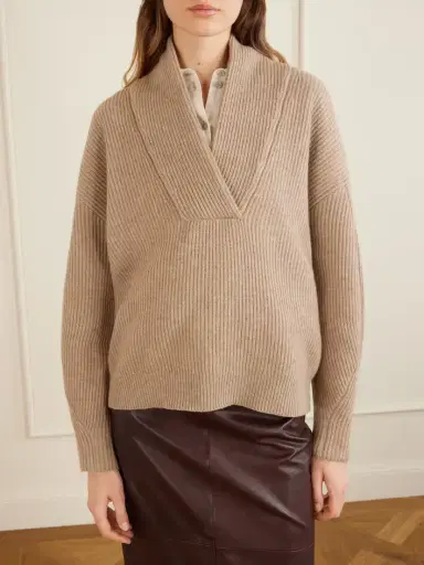 Brunello Cucinelli Ribbed-knit Cashmere Sweater | Thumbnail 3 Brunello Cucinelli Ribbed-knit Cashmere Sweater | Thumbnail 3