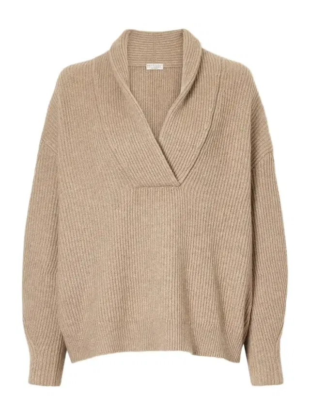 Brunello Cucinelli Ribbed-knit Cashmere Sweater