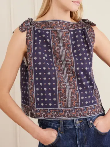 DÔEN Amalia Printed Organic Cotton Top | Thumbnail 4 DÔEN Amalia Printed Organic Cotton Top | Thumbnail 4