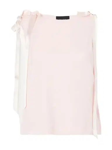 Simone Rocha Bow-trimmed Jersey Tank | Thumbnail 1 Simone Rocha Bow-trimmed Jersey Tank | Thumbnail 1