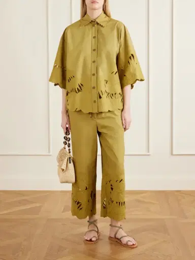 Zimmermann Mahon Embroidered Cotton Shirt | Thumbnail 2 Zimmermann Mahon Embroidered Cotton Shirt | Thumbnail 2