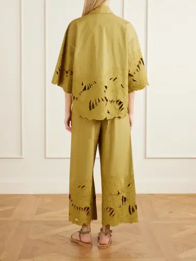 Zimmermann Mahon Embroidered Cotton Shirt | Thumbnail 3 Zimmermann Mahon Embroidered Cotton Shirt | Thumbnail 3