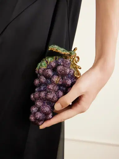 Judith Leiber Couture Grapes Crystal-embellished Gold-tone Clutch | Thumbnail 2 Judith Leiber Couture Grapes Crystal-embellished Gold-tone Clutch | Thumbnail 2