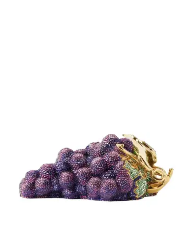Judith Leiber Couture Grapes Crystal-embellished Gold-tone Clutch | Thumbnail 1 Judith Leiber Couture Grapes Crystal-embellished Gold-tone Clutch | Thumbnail 1