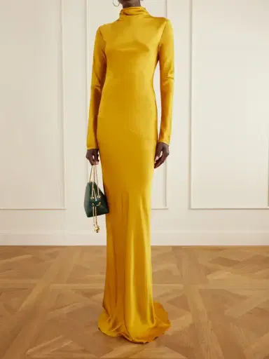 Tove Gio Open-back Silk-cloqué Maxi Dress | Thumbnail 2 Tove Gio Open-back Silk-cloqué Maxi Dress | Thumbnail 2