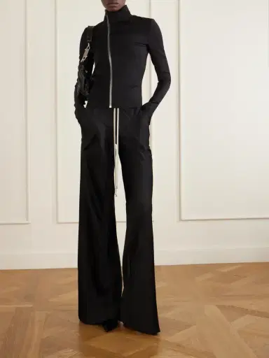 Rick Owens Gary Frayed Wool-blend Jersey Jacket | Thumbnail 2