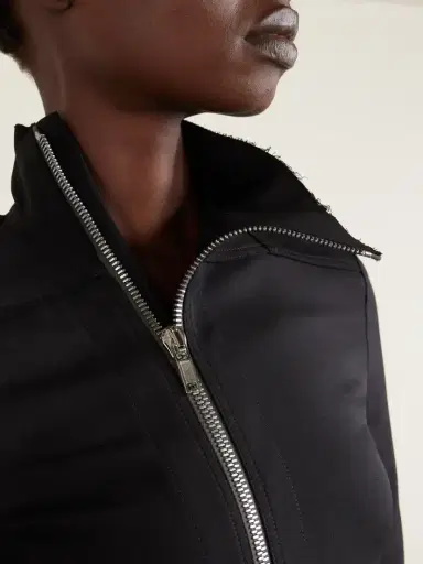 Rick Owens Gary Frayed Wool-blend Jersey Jacket | Thumbnail 4