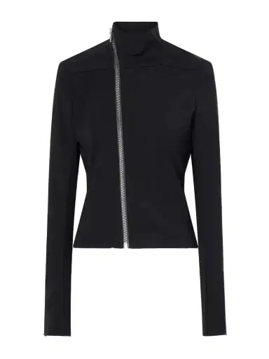 Rick Owens Gary Frayed Wool-blend Jersey Jacket | Thumbnail 1
