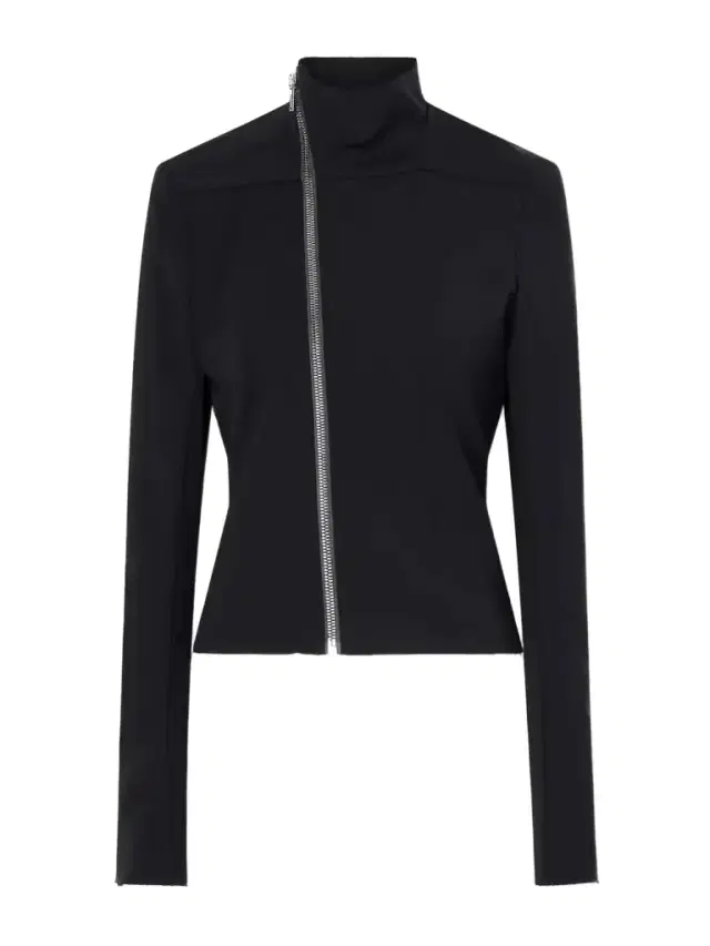 Rick Owens Gary Frayed Wool-blend Jersey Jacket