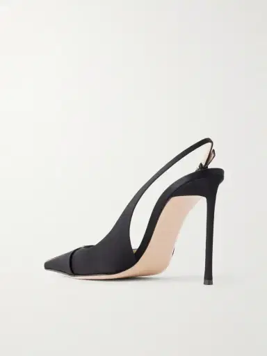 Tom Ford 105 Crystal-embellished Satin Slingback Pumps | Thumbnail 3 Tom Ford 105 Crystal-embellished Satin Slingback Pumps | Thumbnail 3