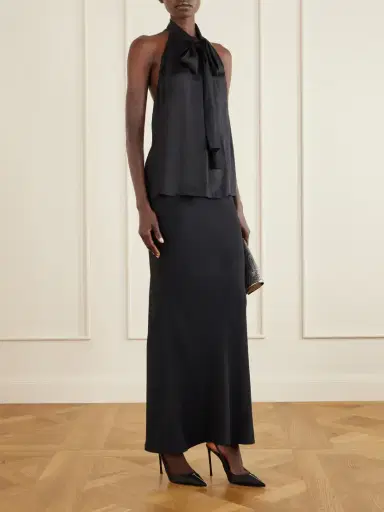 Tom Ford 105 Crystal-embellished Satin Slingback Pumps | Thumbnail 4 Tom Ford 105 Crystal-embellished Satin Slingback Pumps | Thumbnail 4