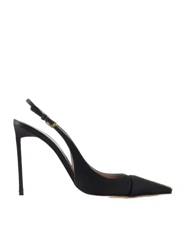 Tom Ford 105 Crystal-embellished Satin Slingback Pumps | Thumbnail 1 Tom Ford 105 Crystal-embellished Satin Slingback Pumps | Thumbnail 1
