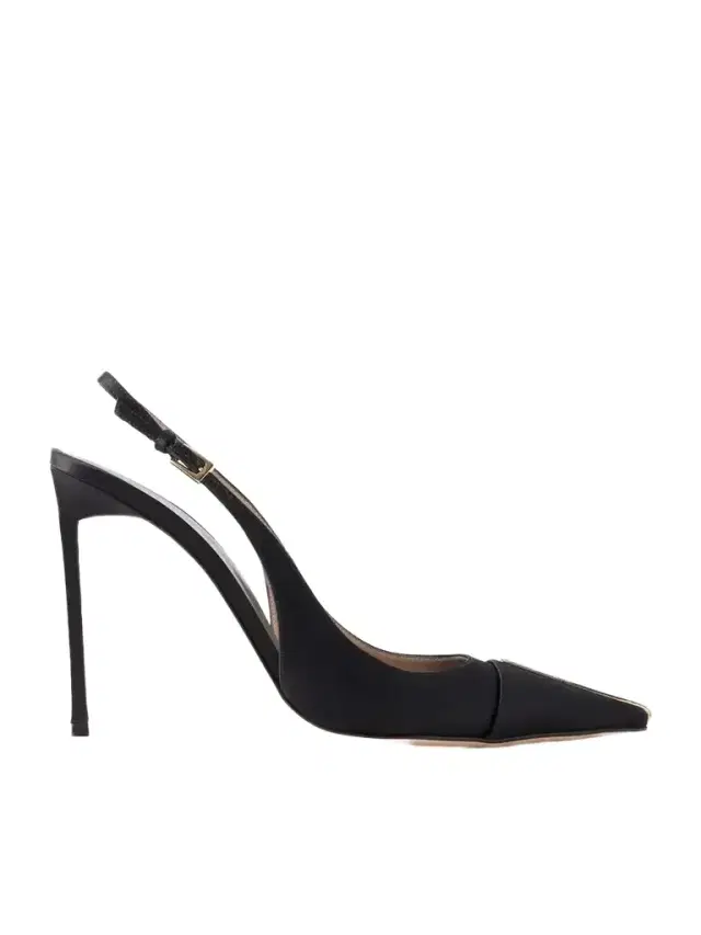 Tom Ford 105 Crystal-embellished Satin Slingback Pumps