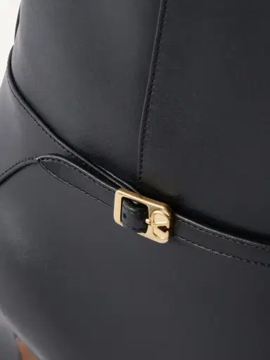 Valentino Garavani Pattie 85 Buckle-embellished Leather Knee Boots | Thumbnail 5 Valentino Garavani Pattie 85 Buckle-embellished Leather Knee Boots | Thumbnail 5