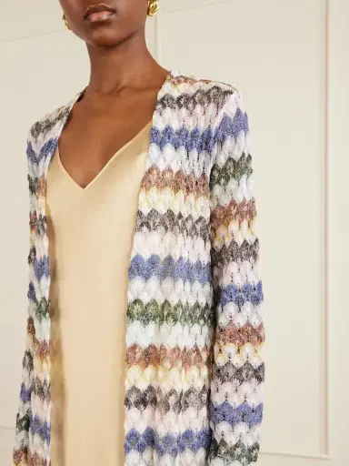Missoni Striped Crochet-knit Cardigan | Thumbnail 4 Missoni Striped Crochet-knit Cardigan | Thumbnail 4