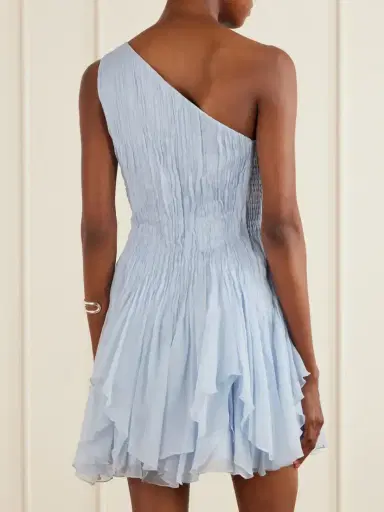 Aje Nisha One-shoulder Organza Mini Dress | Thumbnail 3 Aje Nisha One-shoulder Organza Mini Dress | Thumbnail 3
