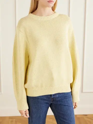 TOTEME Oversized Organic Cotton-blend Sweater | Thumbnail 3 TOTEME Oversized Organic Cotton-blend Sweater | Thumbnail 3