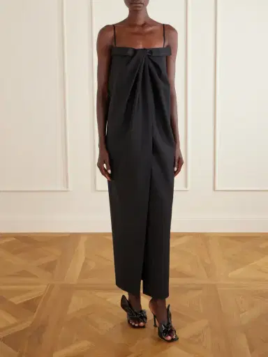 Givenchy Bow-detailed Wool And Mohair-blend Maxi Dress | Thumbnail 2